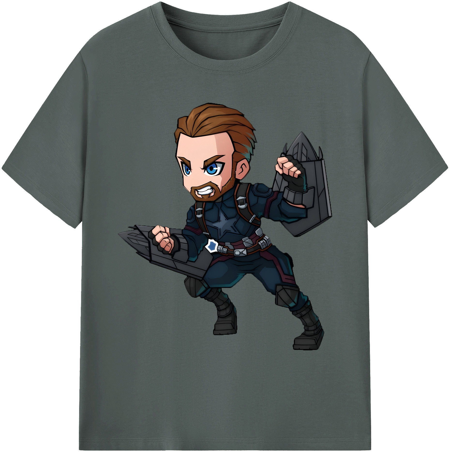 （画像用） アベンジャーズ The Avengers 綿100％ メンズ半袖Tシャツ｜肌触りやわらか＆通気性